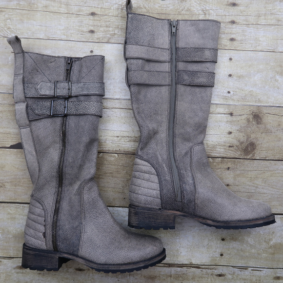 Matisse Shoes - Matisse Antique Distressed Leather Tall Riding